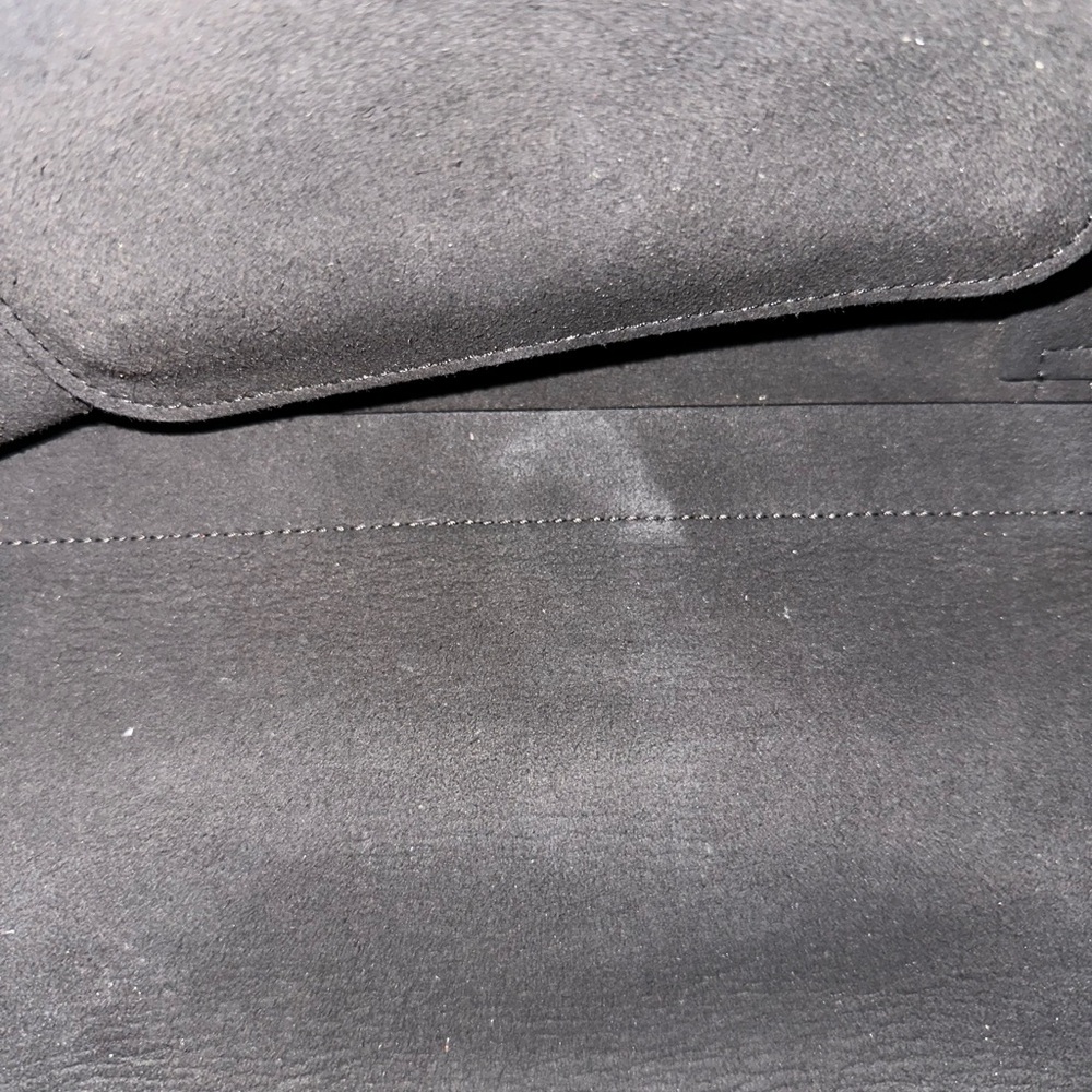 Elena Ghisellini  Black Leather Tote with Zipper Accent - Picture 13 of 13